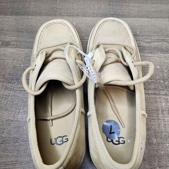 UGG Cityfunc Platform Shoes Loafer Mary Jane Square toe Suede Womens 7 NEW - Picture 9 of 15